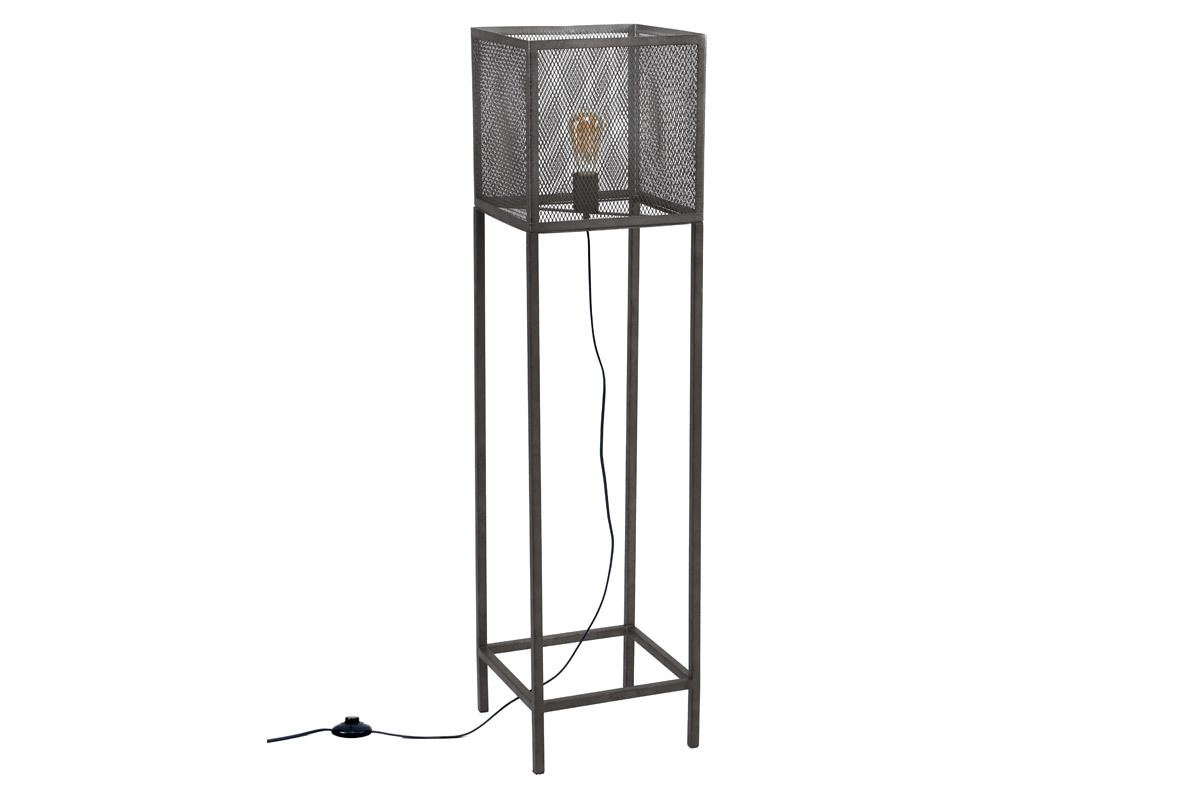 Design-Stehleuchte aus Metall Vintage perforiert GITTER