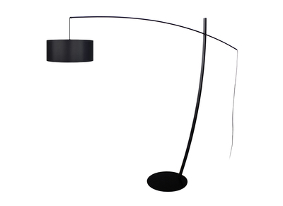 Design-Stehleuchte Bogenlampe Stahl Schwarz ESCAPE