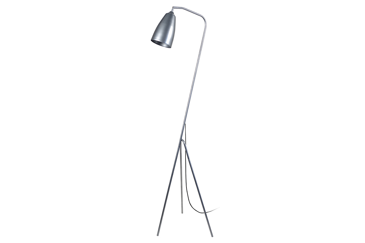 Design-Stehleuchte Dreifu Stahl Chrom FRIDAY
