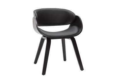 Design-Stuhl in Schwarz BENT