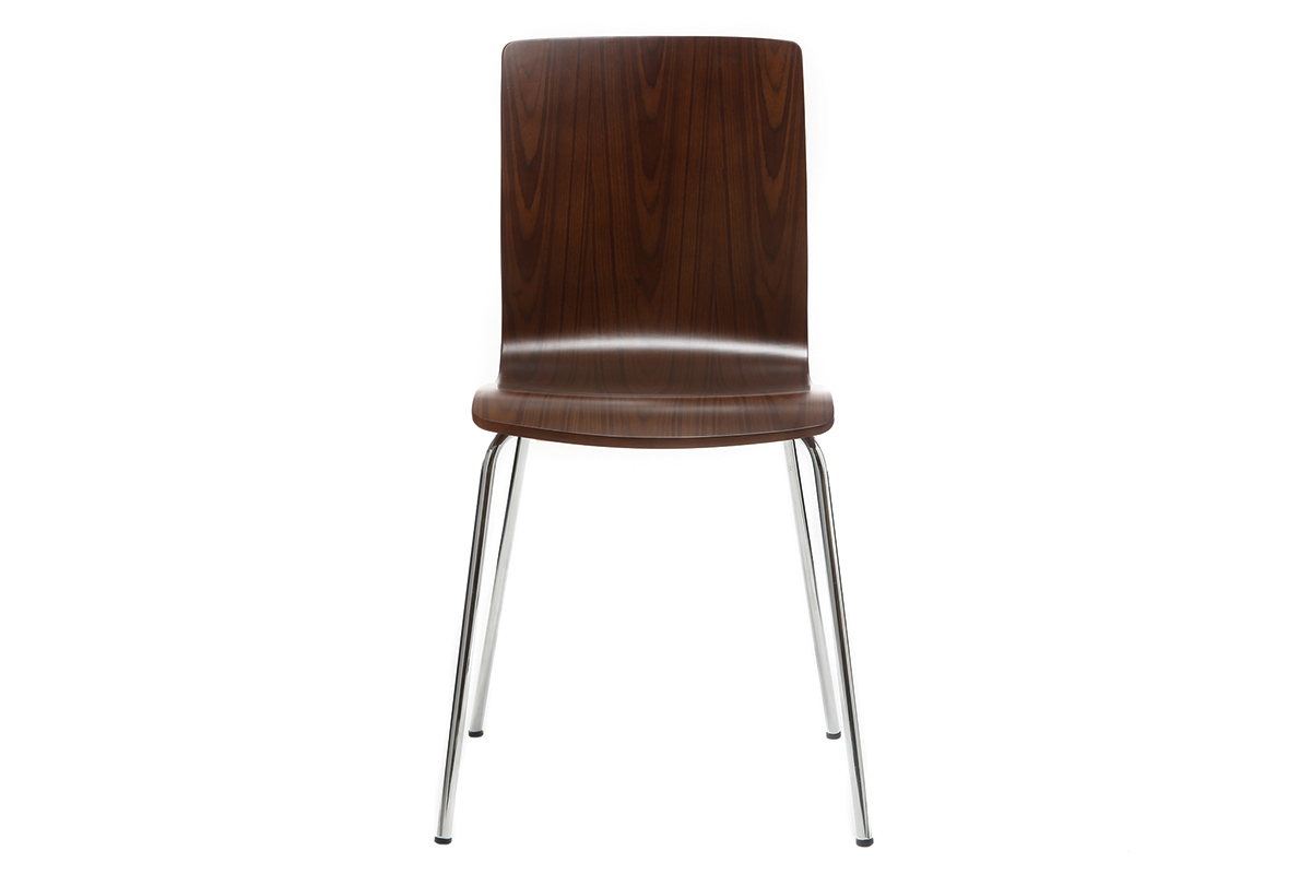 Design-Stuhl Nussbaum 2er-Set NELLY