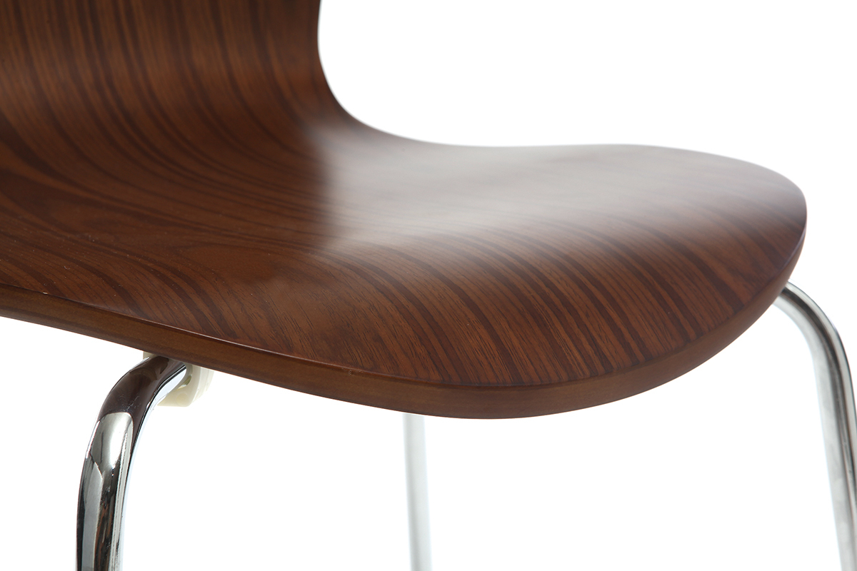 Design-Stuhl Nussbaum 2er-Set NEW ABIGAIL