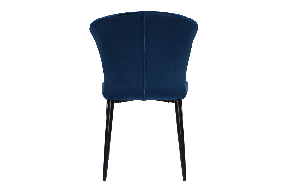 Design-Sthle aus blauem Samt (2er-Set) KAYEL