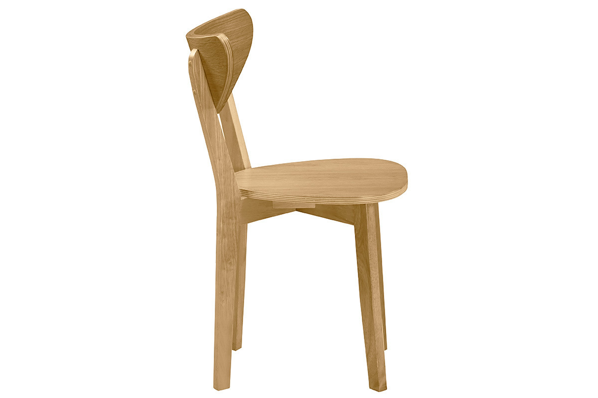 Design-St�hle Eiche LEENA (2er-Set)