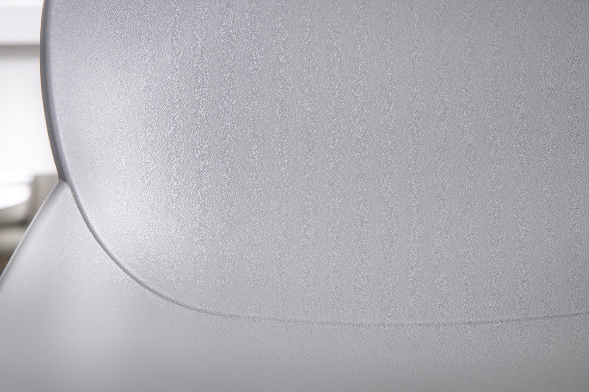 Design-St�hle grau stapelbar mit Stuhlbeinen aus Metall - 2er-Satz TROCADERO