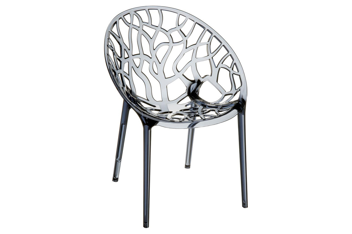 Design-Sthle Rauchgrau 4er-Set ARBOL