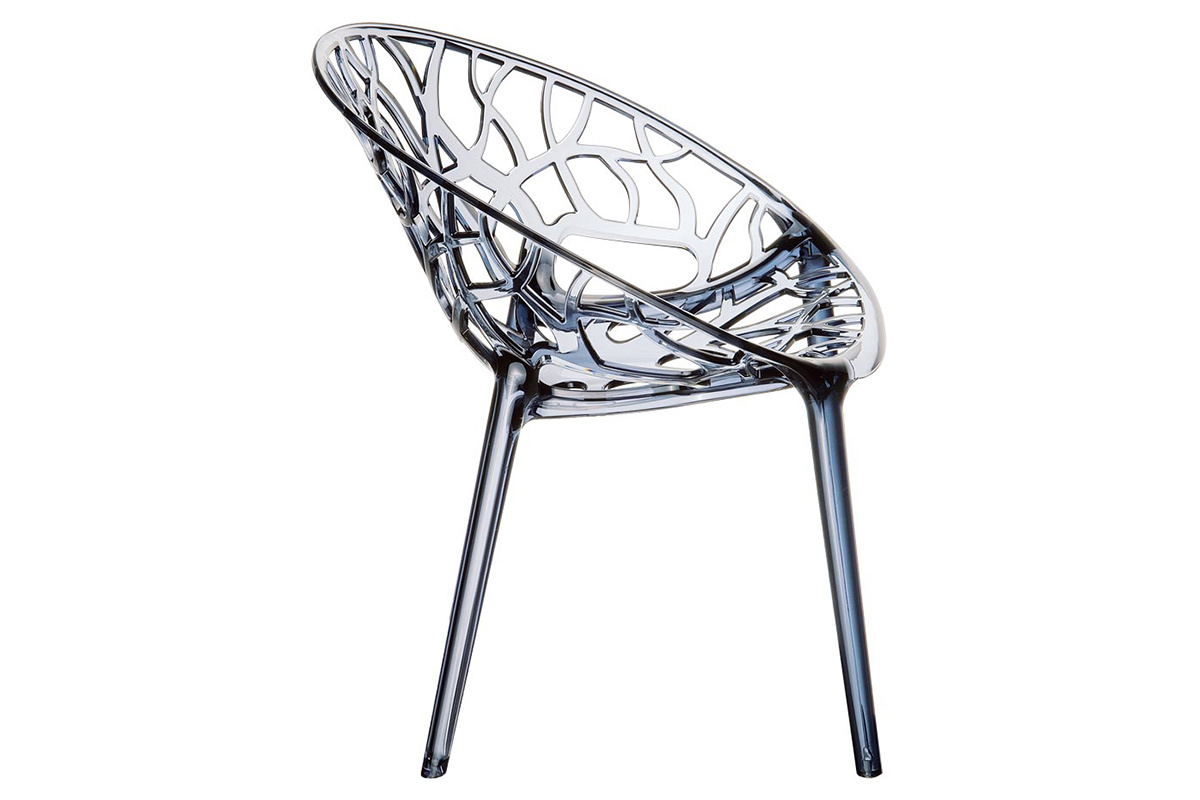 Design-Sthle Rauchgrau 4er-Set ARBOL