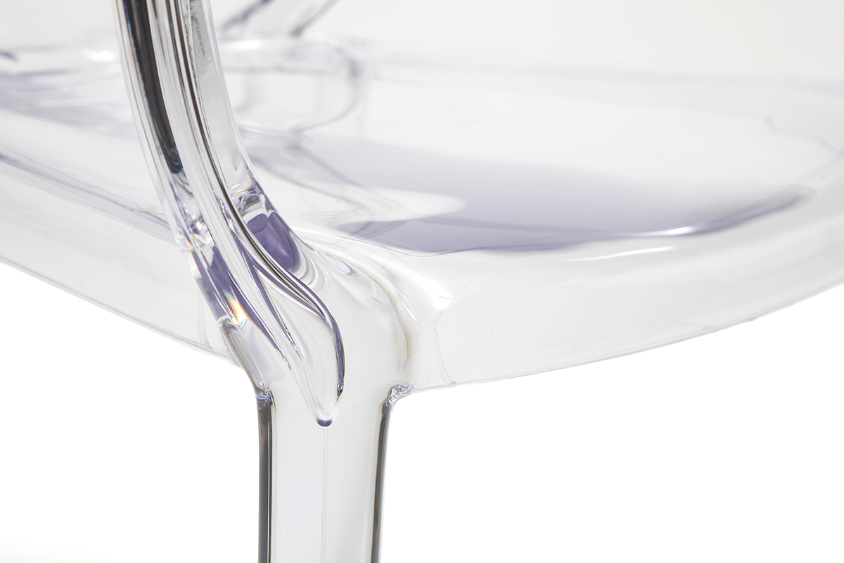 Design-St�hle Transparent 2er-Set CRISTAL