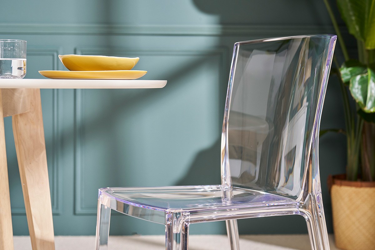 Design-Sthle Transparent 2er-Set ISLAND