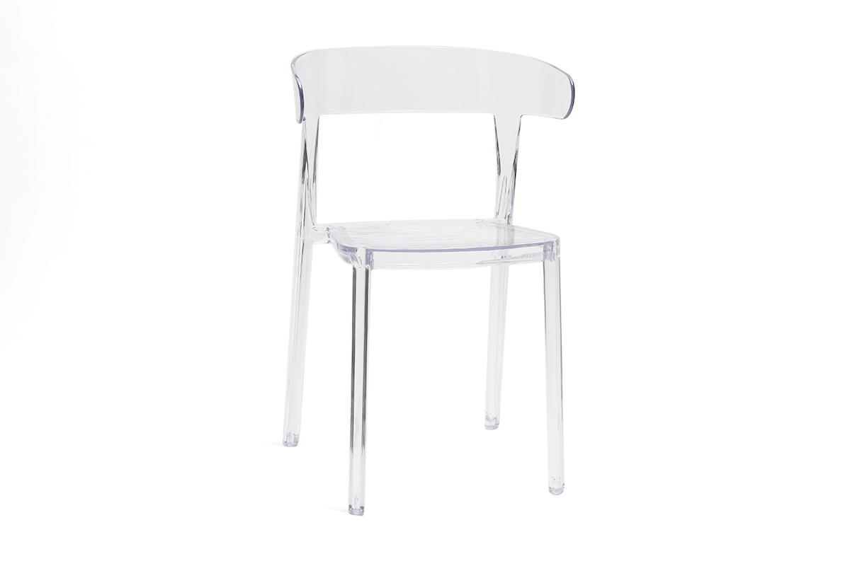 Design-St�hle Transparent 2er-Set PARADISE