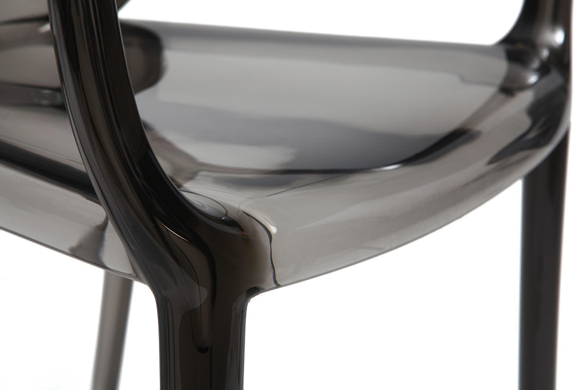 Design-Sthle Transparent getnt 2er-Set CRISTAL