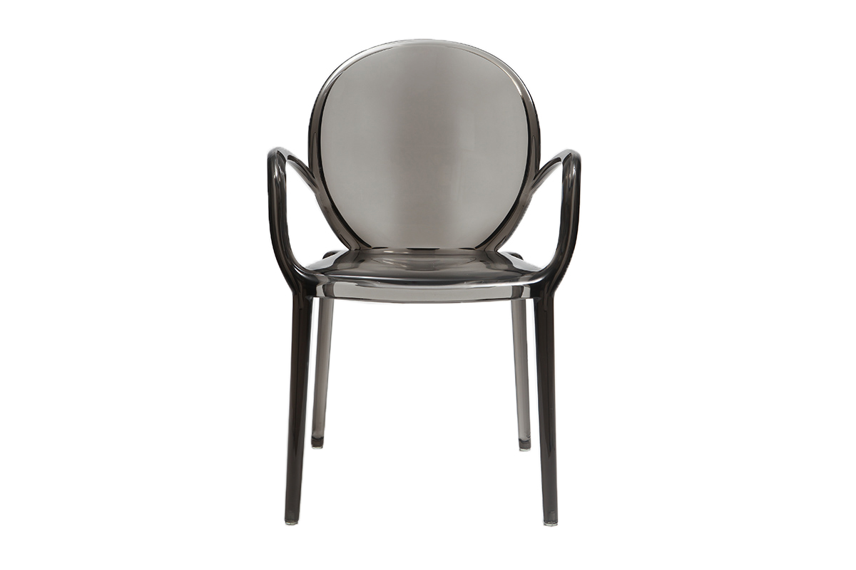 Design-Sthle Transparent getnt 2er-Set CRISTAL