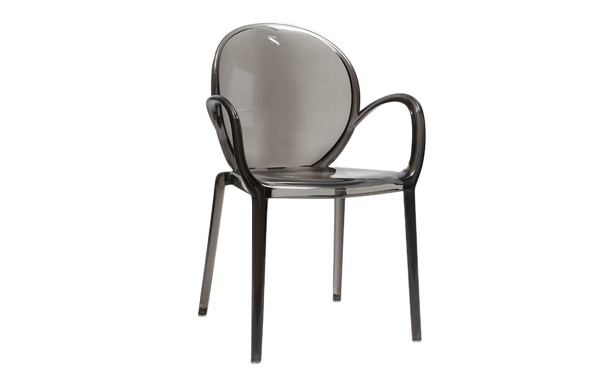 Design-Sthle Transparent getnt 2er-Set CRISTAL