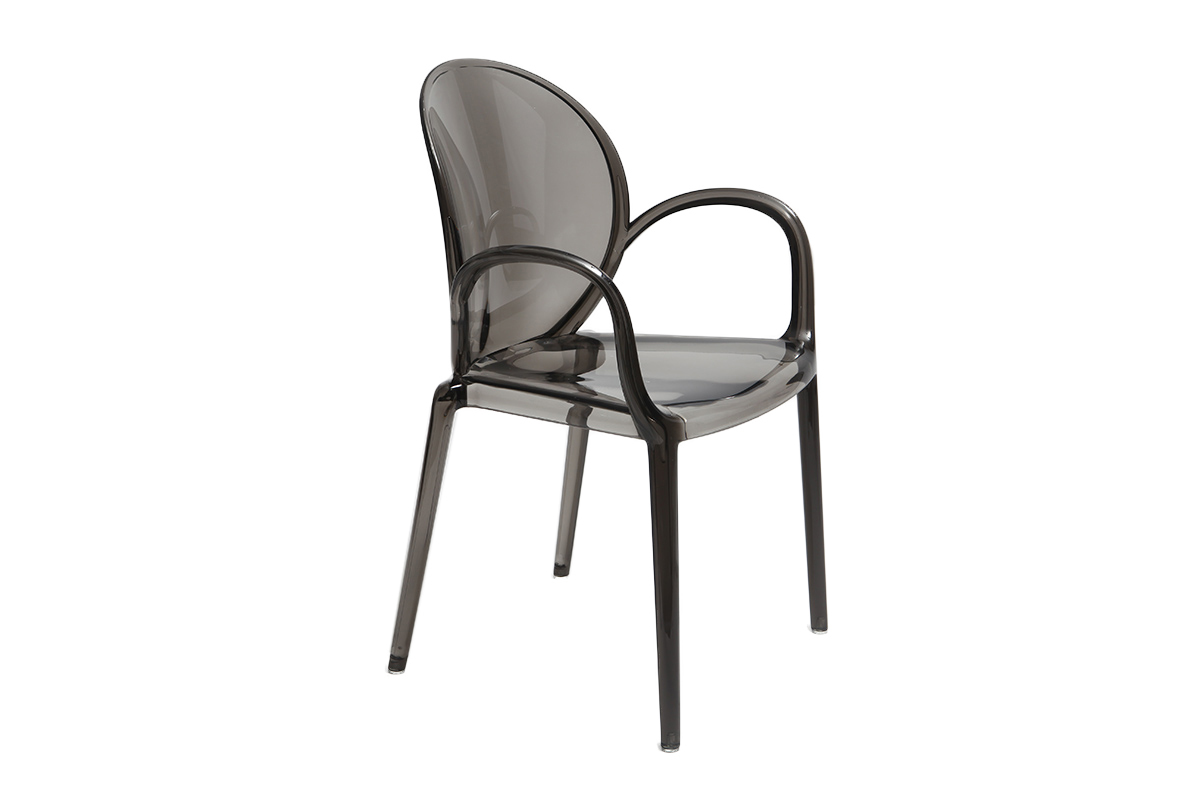 Design-Sthle Transparent getnt 2er-Set CRISTAL