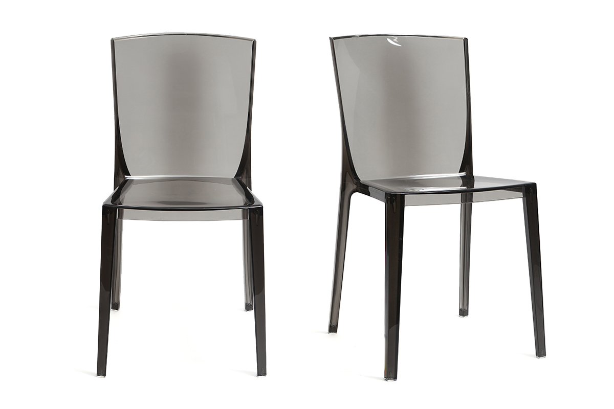Design-Sthle Transparent getnt 2er-Set ISLAND