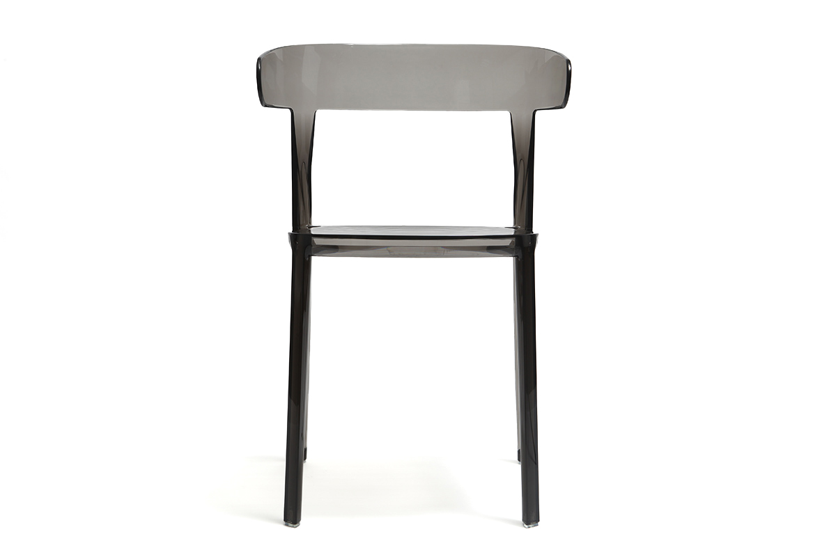 Design-St�hle Transparent get�nt 2er-Set PARADISE