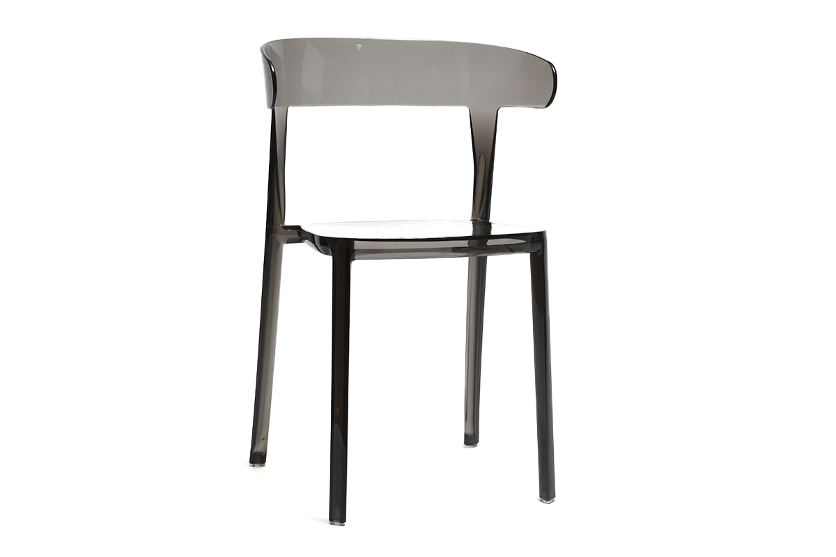 Design-St�hle Transparent get�nt 2er-Set PARADISE