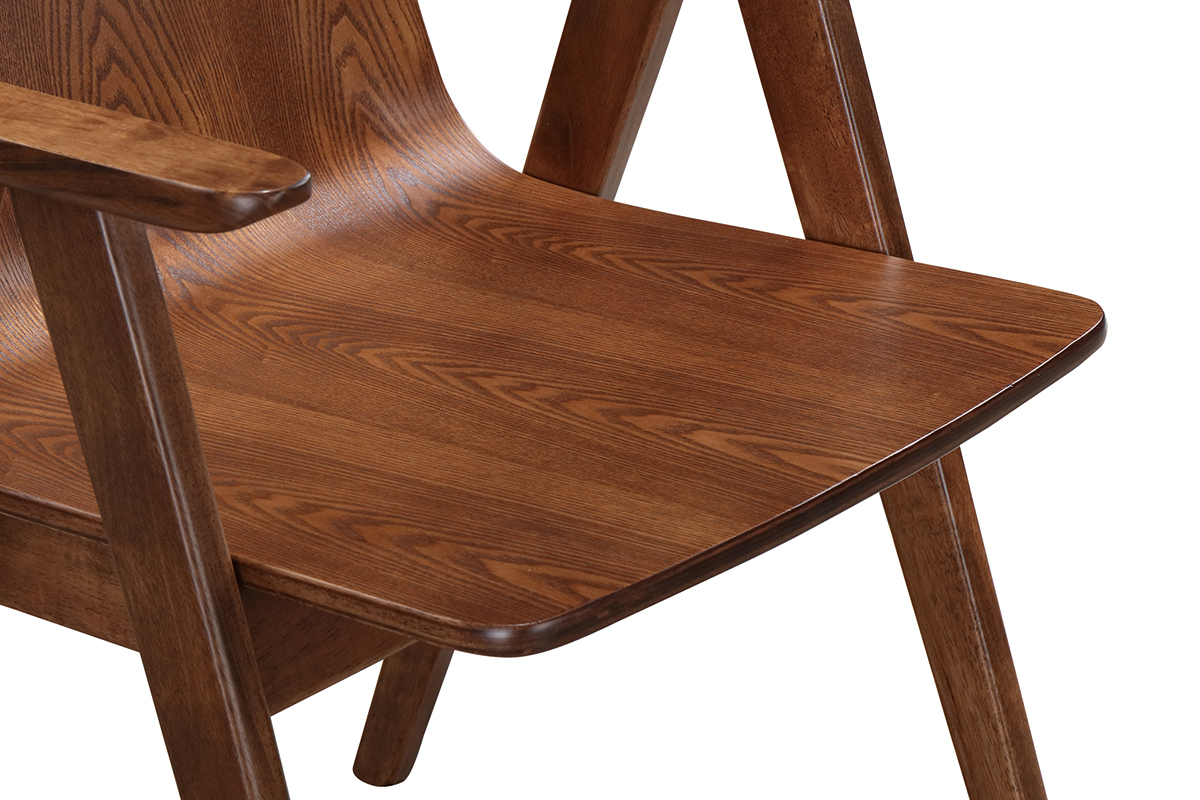 Design-St�hle Vintage-Look Nussbaum 2er-Set DANA