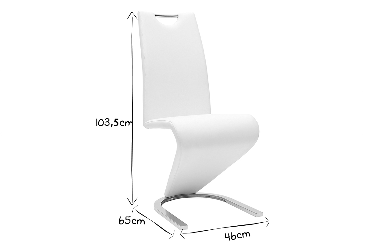 Design-Sthle wei (2er-Set) ANGY