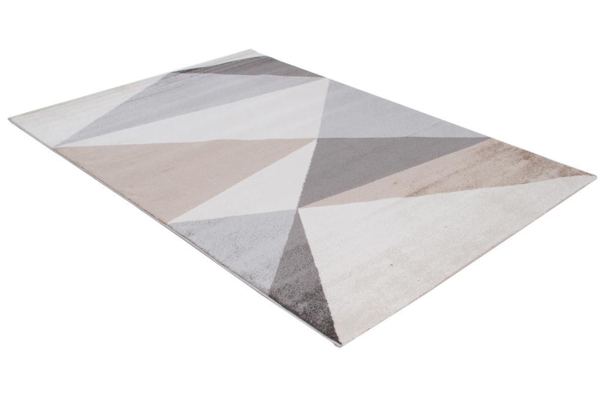 Design-Teppich wei, beige und grau 160 x 230 cm TAPEZI