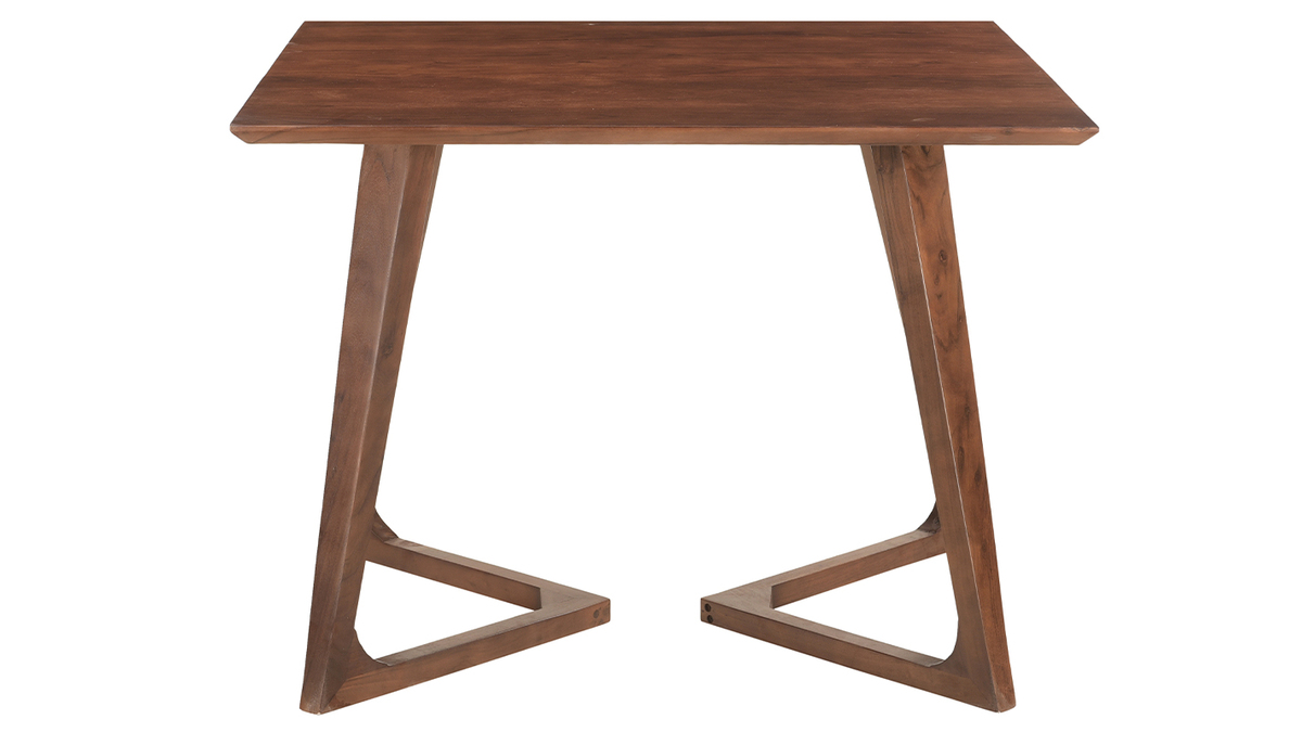 Design-Tisch aus Massivholz quadratisch L100 cm BANDOL