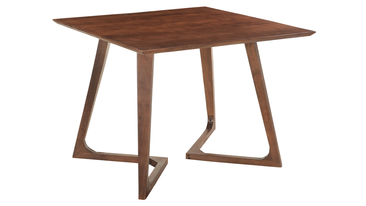 Design-Tisch aus Massivholz quadratisch L100 cm BANDOL