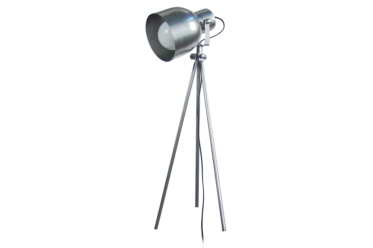 Design-Tischlampe Dreifu Stahl Chrom CITY