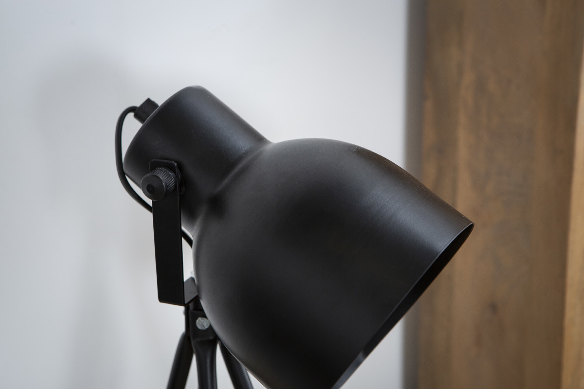 Design-Tischlampe Dreifu Stahl Schwarz CITY