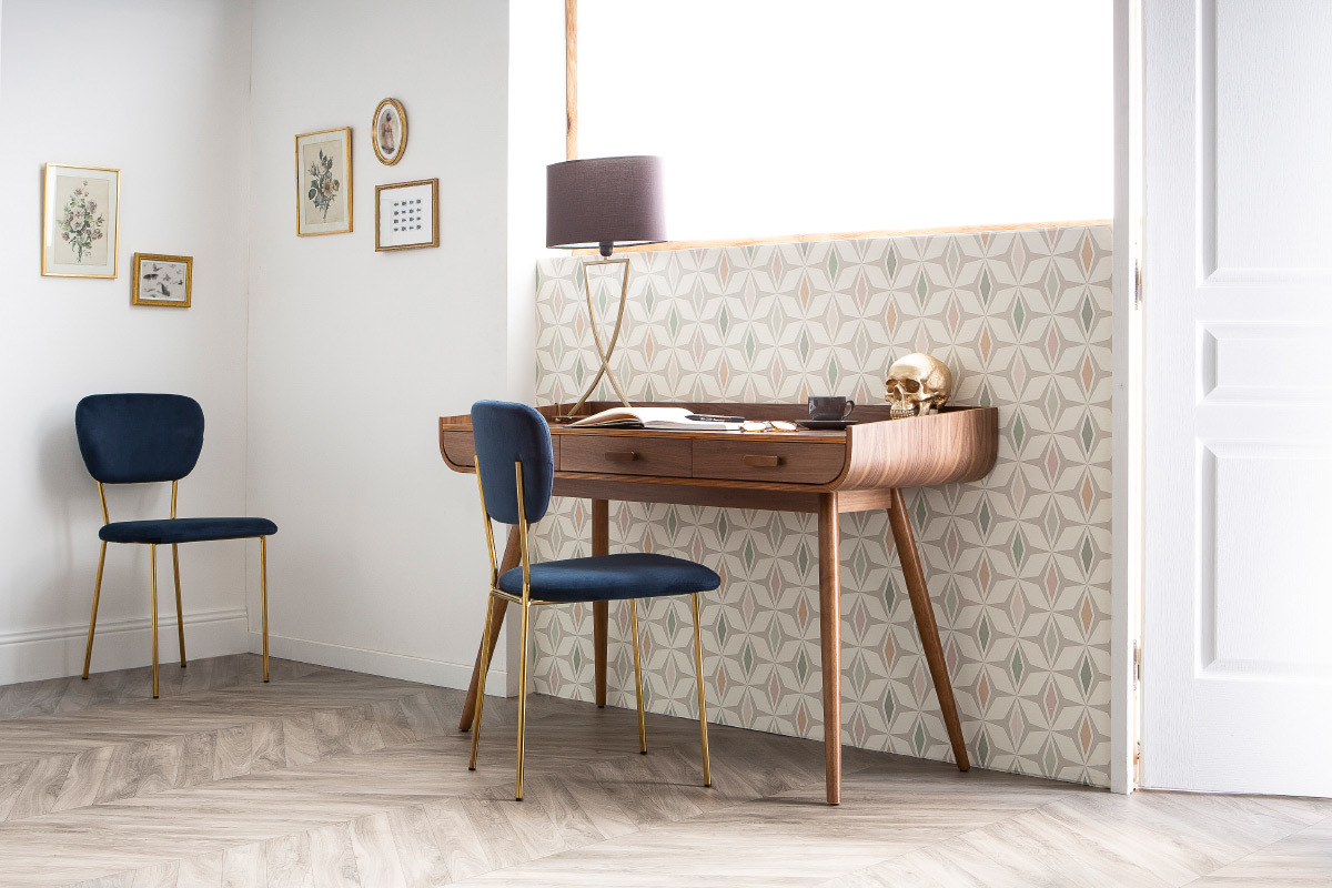 Design-Tischlampe F��e Gekreuzt Vergoldet MADAM