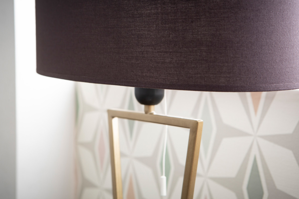 Design-Tischlampe F��e Gekreuzt Vergoldet MADAM