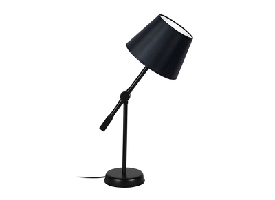 Design-Tischlampe Gelenk Stahl Schwarz LUCIO