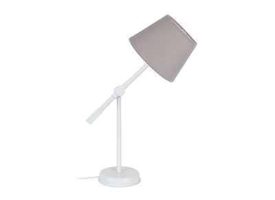 Design-Tischlampe Gelenk Stahl Taupe LUCIO
