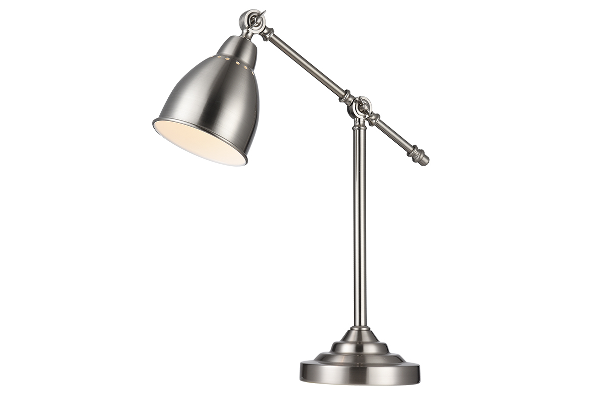 Design-Tischlampe Metall Nickel PROJECT
