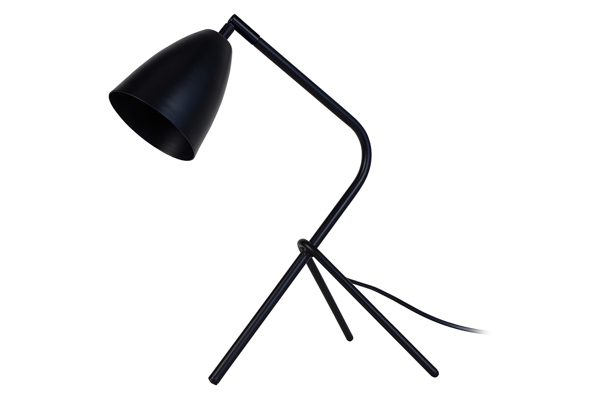 Design-Tischlampe Metall Schwarz FRIDAY