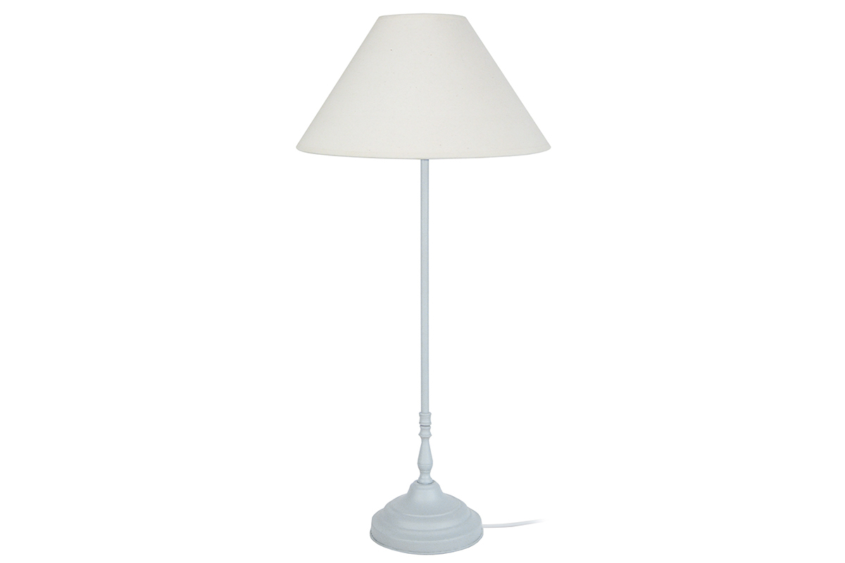 Design-Tischlampe Stahl Wei Geklkt HOLIDAYS