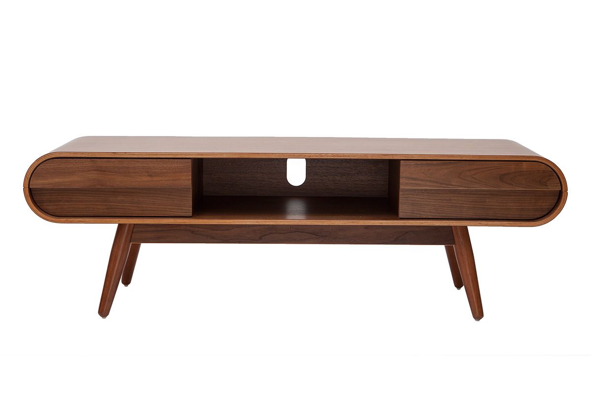 Design-TV-Mbel 2 Schubladen Nussbaum - BALTIK
