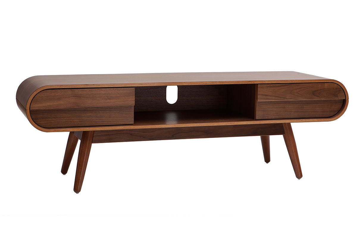 Design-TV-Mbel 2 Schubladen Nussbaum - BALTIK
