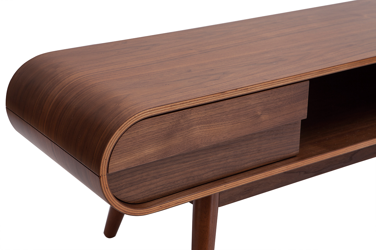 Design-TV-Mbel 2 Schubladen Nussbaum - BALTIK