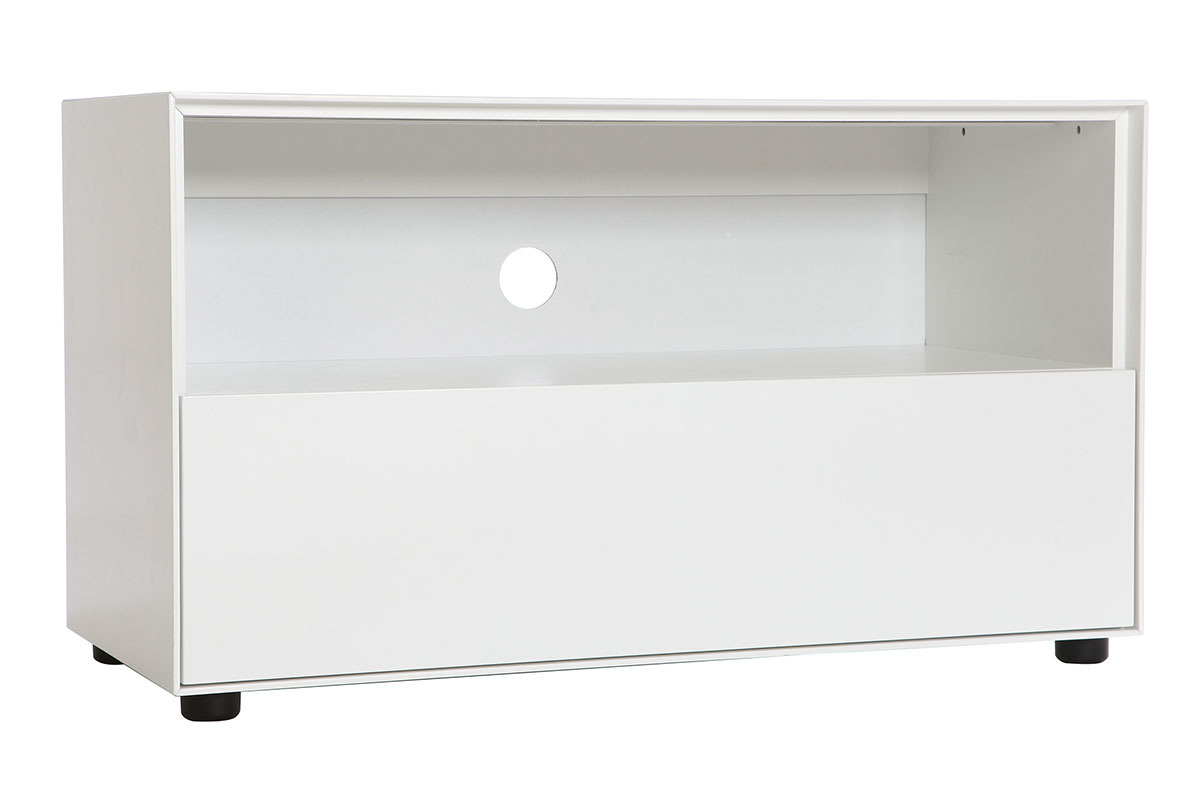 Design-TV-Mbel 90 cm Wei matt 1 Schublade MARK