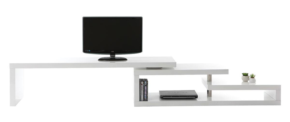 Design-TV-Möbel drehbar MAX V2 Weiß