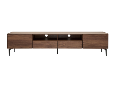 Design-TV-Möbel mit Walnussfurnier L200 cm BLISS