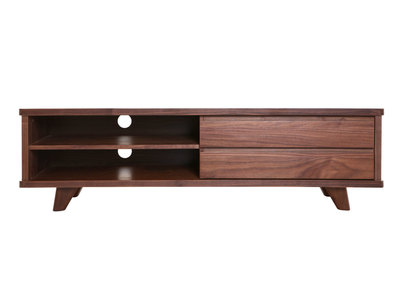 Design-TV-Möbel Nussbaum FIFTIES