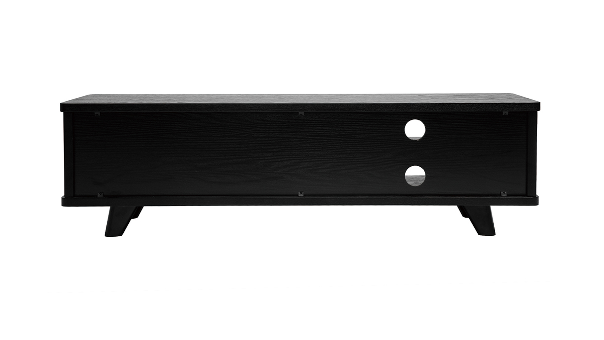 Design-TV-Möbel schwarz FIFTIES