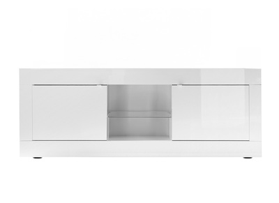 Design-TV-Möbel Weiß Lackiert 180 cm LATTE - Design-TV-Möbel Weiß Lackiert 180 cm LATTE