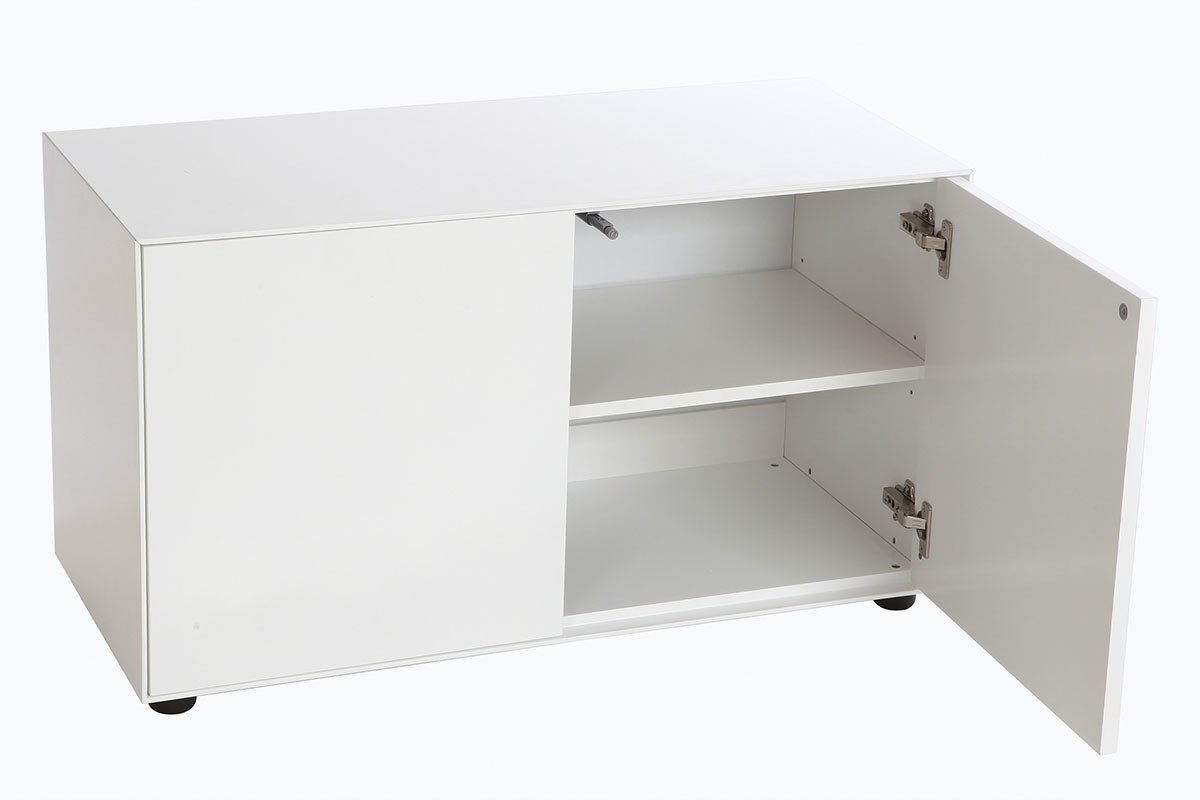 Design-TV-Mbel Wei matt L90 cm 2 Tren MARK