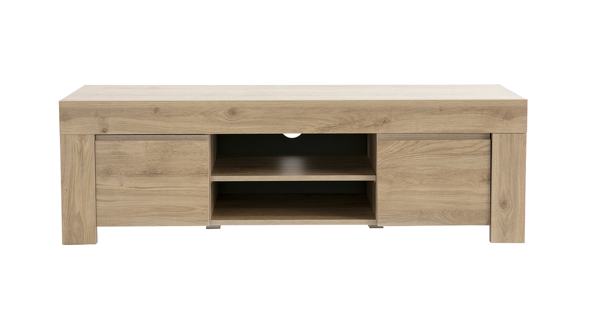 Design TV-Schrank Eichenholz Finish L138 cm TINO