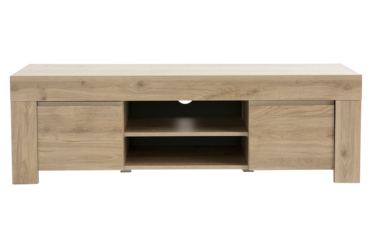 Design TV-Schrank Eichenholz Finish L138 cm TINO