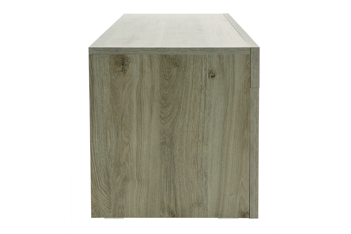 Design TV-Schrank Eichenholz Finish L138 cm TINO