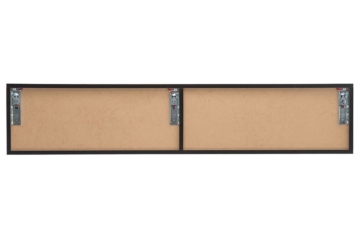 Design-TV-Wandelement Holz Grau horizontal COLORED V2