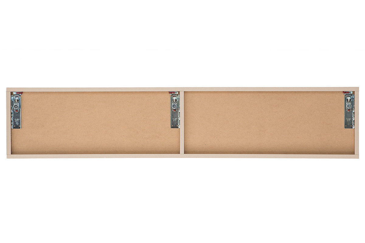 Design-TV-Wandelement Holz Holz honigfarben horizontal COLORED V2